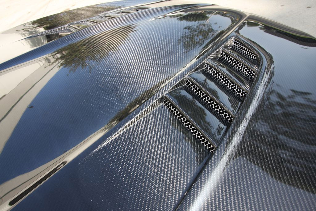 VR Aero Carbon Fiber Hood DTM Style BMW F10 M5 550 535 528 2011-2017
