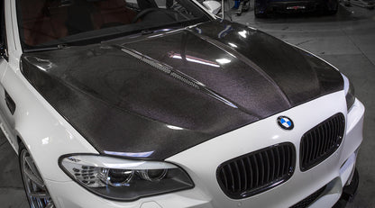 VR Aero Carbon Fiber Hood Vented Cowl BMW F10 M5 550 535 528 2011-2017