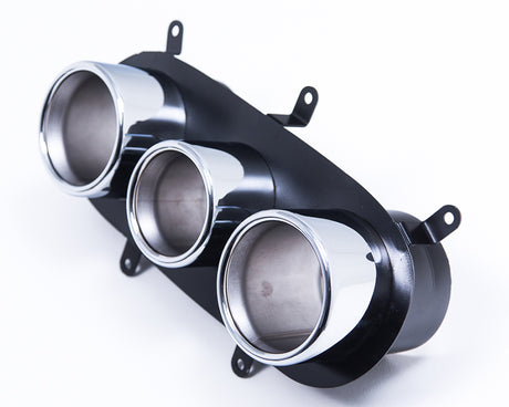 VR Performance Polished Exhaust Triple Tip Ferrari 458 Italia 2010-2015