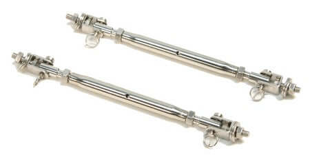 APR 10mm Wind Splitter Support Rods With quick release (6 1/8" to 8 3/4") -  Universal  -