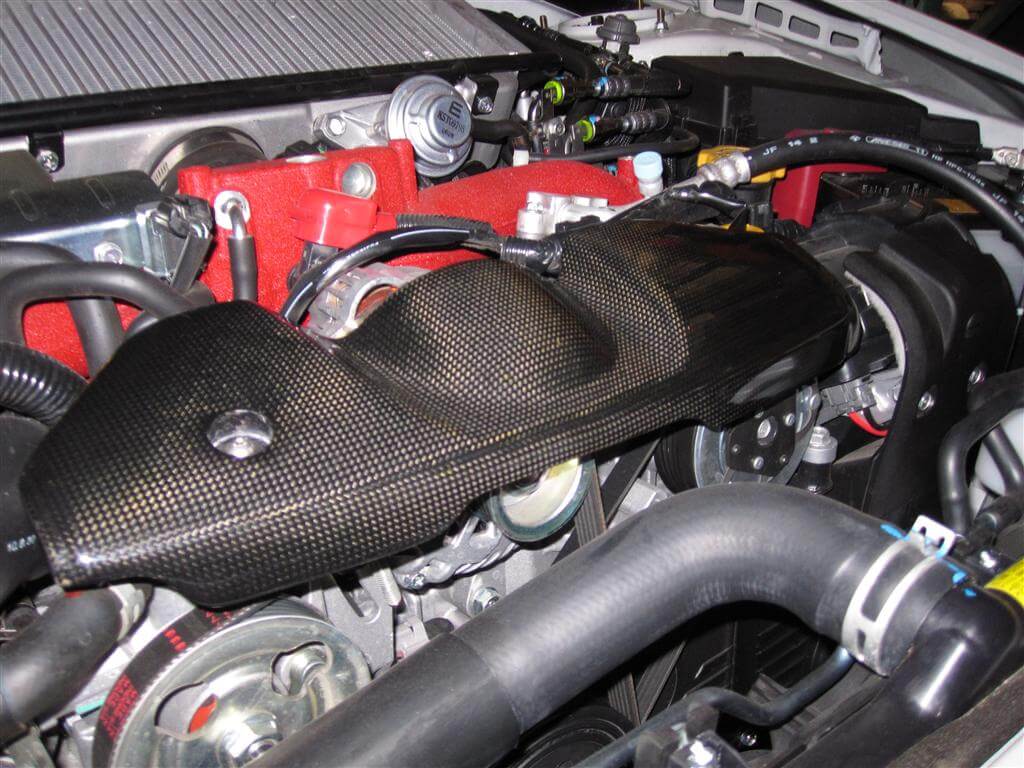 APR Carbon Fiber Alternator Cover - Subaru/WRX, STI WRX/STI 2008 - 2014