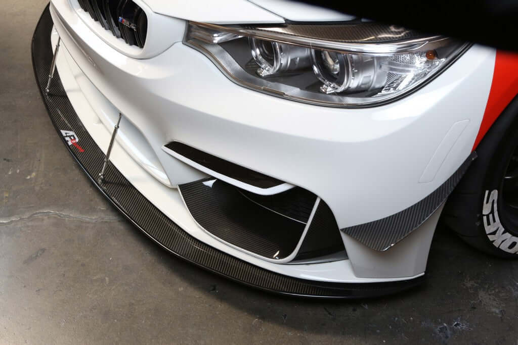 APR Carbon Fiber Front Bumper Canards - BMW F80/82 2014 - 2018