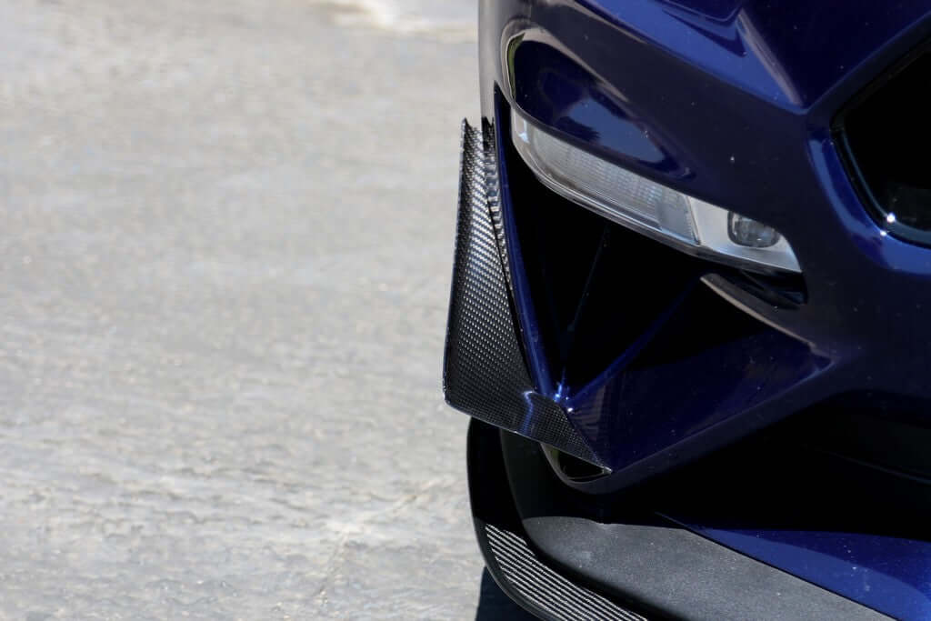 APR Carbon Fiber Front Bumper Canards - Ford Mustang  2018 - up