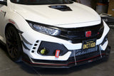 APR Carbon Fiber Front Bumper Canards - Honda Type R 2017 - up