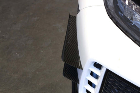 APR Carbon Fiber Front Bumper Canards - Honda Type R 2017 - up FD Racing