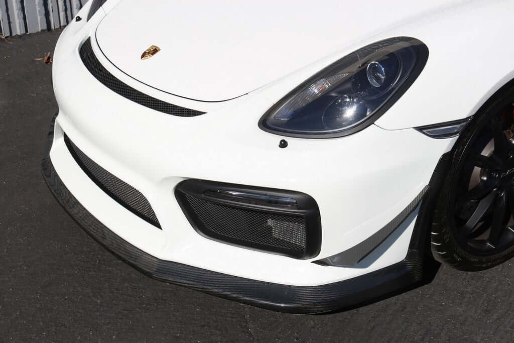 APR Carbon Fiber Front Bumper Canards - Porsche 981 Cayman GT4 2015 - 2016