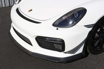 APR Carbon Fiber Front Bumper Canards - Porsche 981 Cayman GT4 2015 - 2016