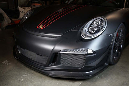APR Carbon Fiber Front Bumper Canards - Porsche 991 GT3 2013 - 2016