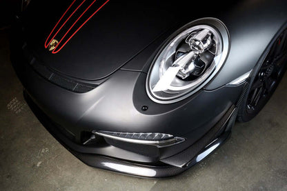 APR Carbon Fiber Front Bumper Canards - Porsche 991 GT3 2013 - 2016