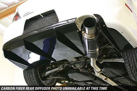 APR Carbon Fiber Rear Diffuser - Mitsubishi Evo 8 & 9 2003 - 2007