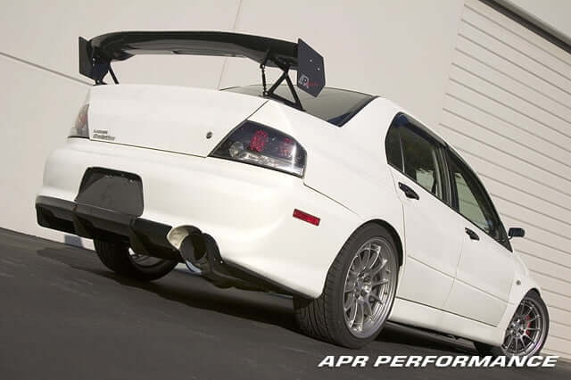 APR Carbon Fiber Rear Diffuser - Mitsubishi Evo 8 & 9 2003 - 2007
