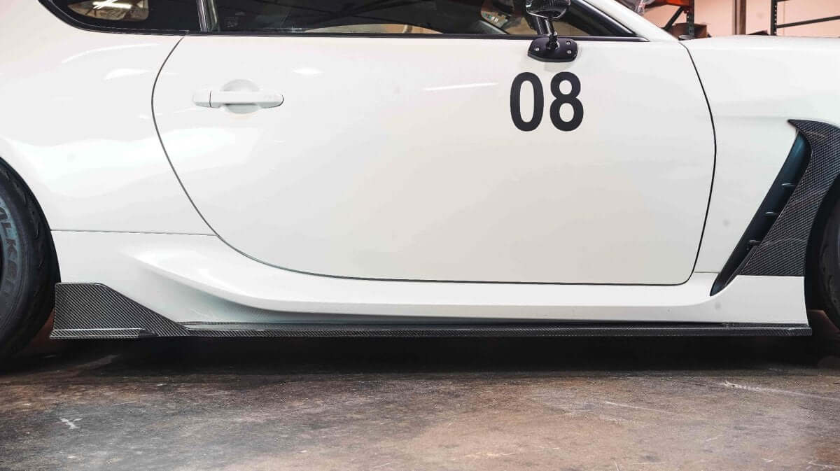 APR Carbon Fiber Side Rocker Extensions GR86/BRZ | Toyota/Subaru GR86/BRZ 2022 - UP