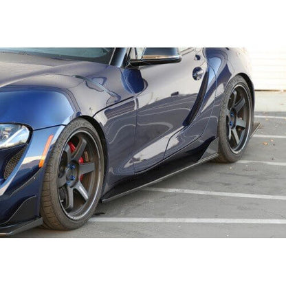 APR Carbon Fiber Side Rocker Extensions | Toyota Supra 2020 - up
