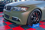 APR Carbon Fiber Wind Splitter With Rods - BMW E90 M Sport bumper 2005 - 2010
