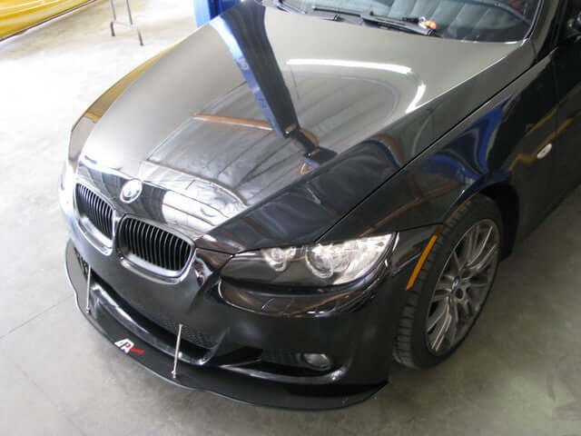 APR Carbon Fiber Wind Splitter With Rods - BMW  E92 335i 2006 - 2010