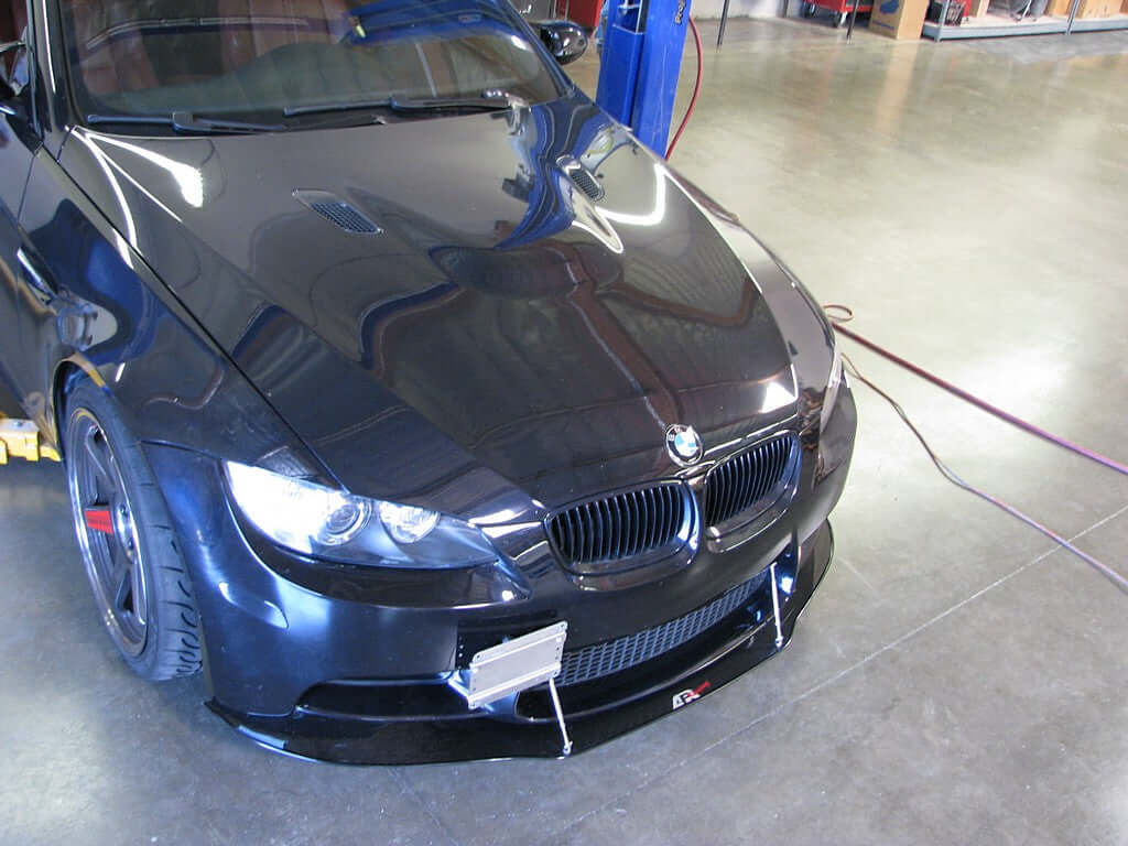 APR Carbon Fiber Wind Splitter With Rods - BMW  E92 M3 2006 - 2013