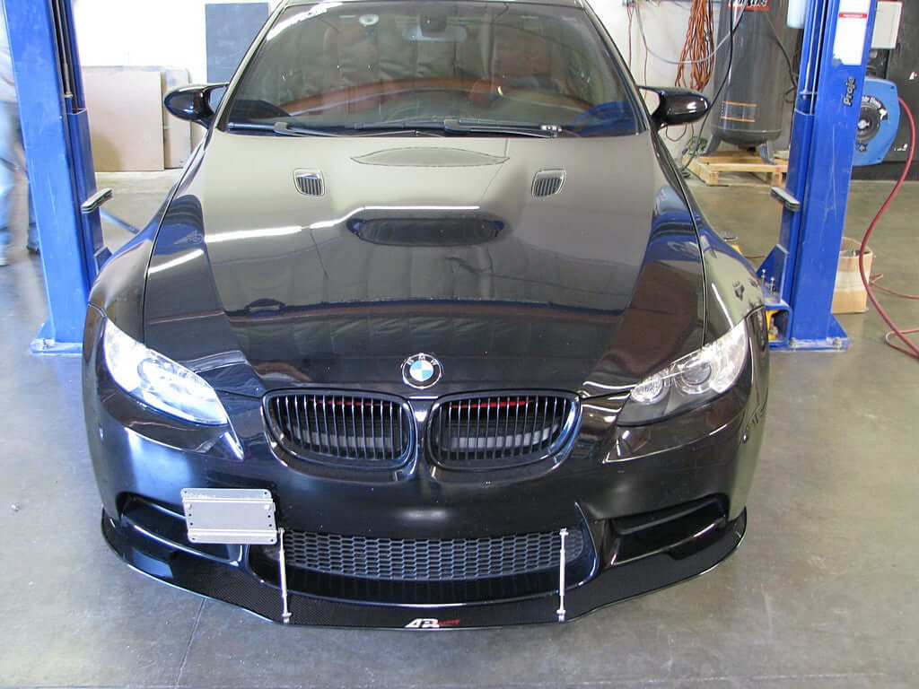 APR Carbon Fiber Wind Splitter With Rods - BMW  E92 M3 2006 - 2013