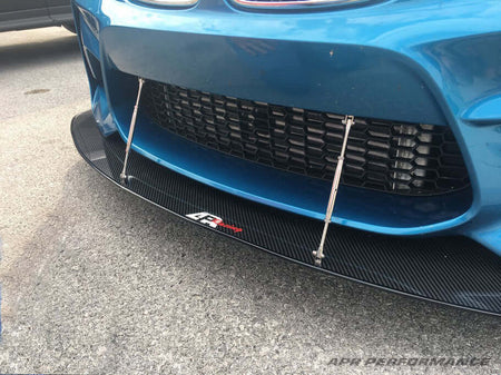 APR Carbon Fiber Wind Splitter With Rods - BMW M2 2015 - 2018 FD Racing