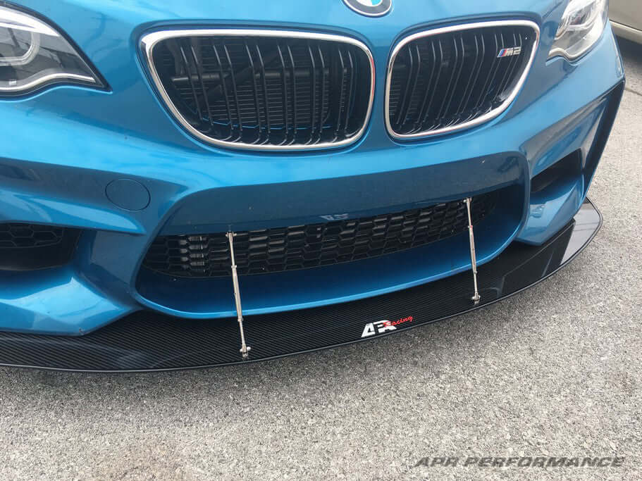 APR Carbon Fiber Wind Splitter With Rods - BMW M2 2015 - 2018