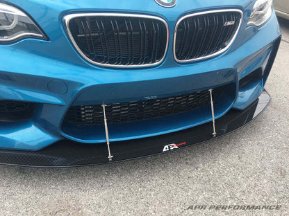 APR Carbon Fiber Wind Splitter With Rods - BMW M2 2015 - 2018
