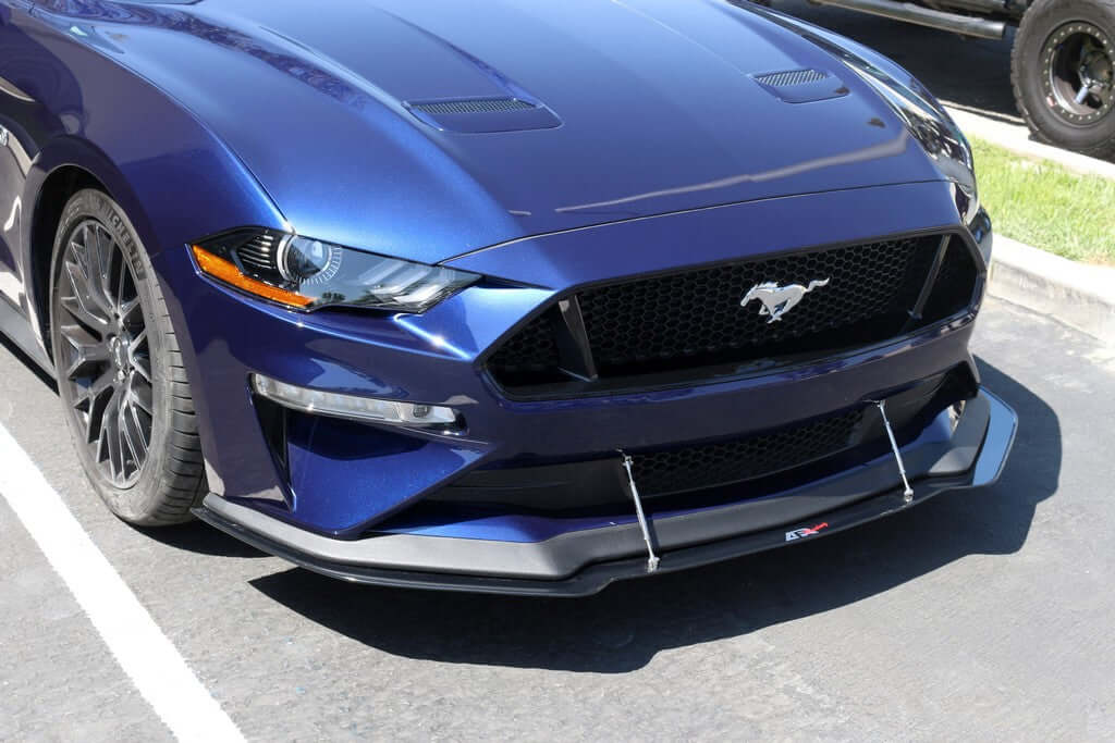 APR Carbon Fiber Wind Splitter With Rods - Ford Mustang W/ Performance Package 2018 - up FD Racing