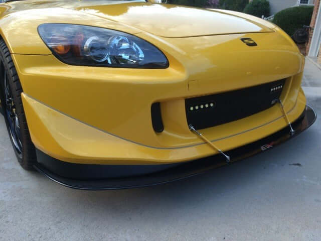 APR Carbon Fiber Wind Splitter With Rods - Honda S2000 CR 2004 - 2009