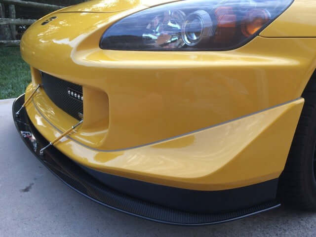 APR Carbon Fiber Wind Splitter With Rods - Honda S2000 CR 2004 - 2009