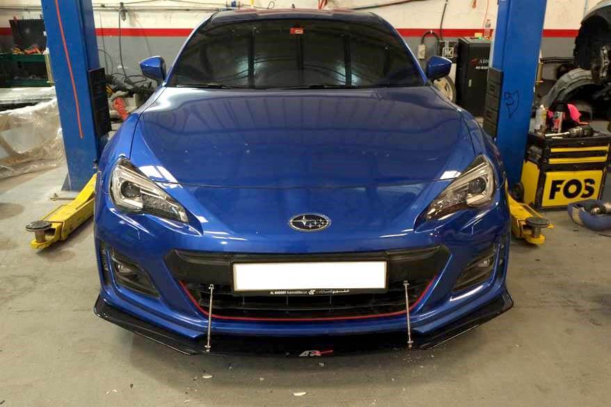 APR Carbon Fiber Wind Splitter With Rods - Subaru BRZ 2017 - 2021