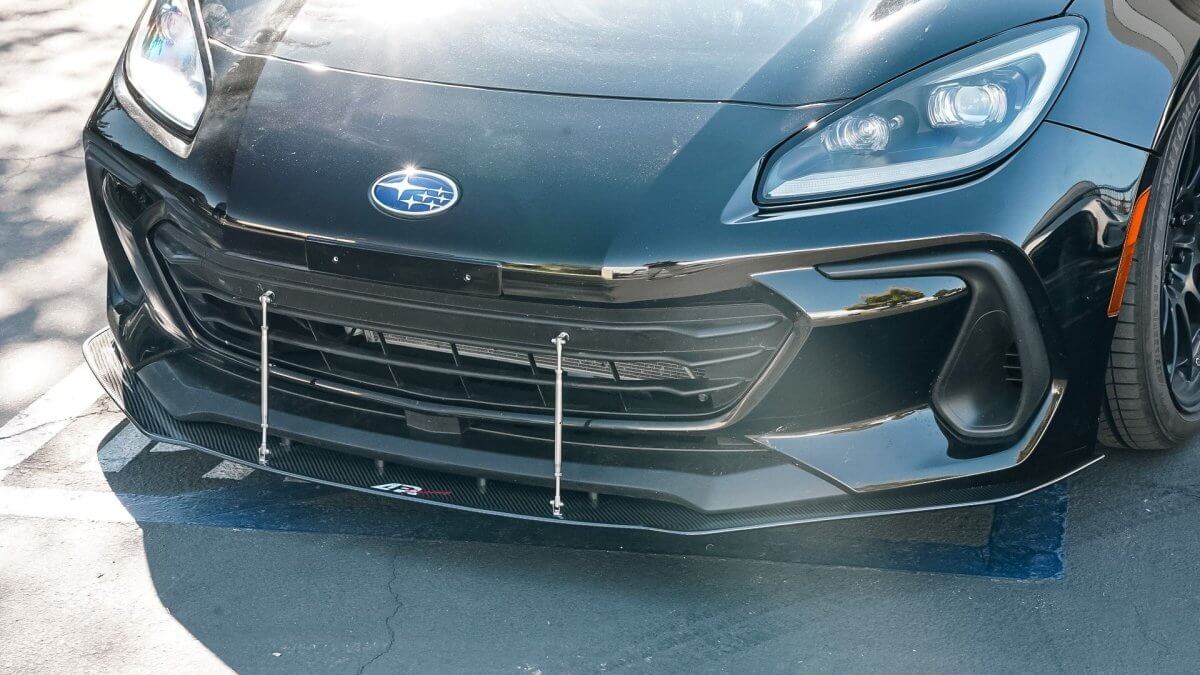 APR Carbon Fiber Wind Splitter With Rods - Subaru BRZ 2022 - UP