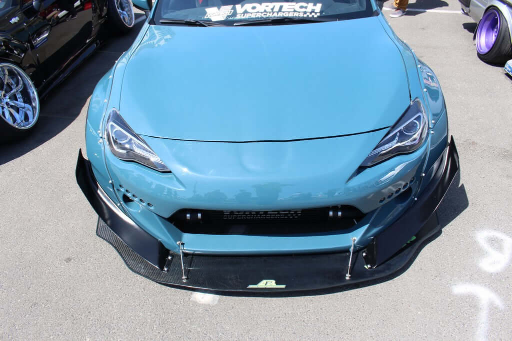 APR Carbon Fiber Wind Splitter With Rods - Subaru BRZ Rocket Bunny  Ver. II  2013 - 2016