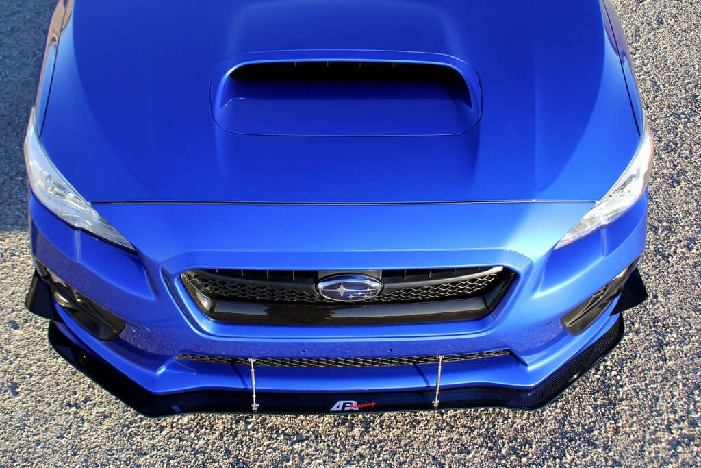 APR Carbon Fiber Wind Splitter With Rods - Subaru STI 2015 - 2017 FD Racing