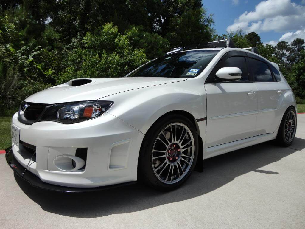 APR Carbon Fiber Wind Splitter With Rods - Subaru WRX/STI 2011 - 2014