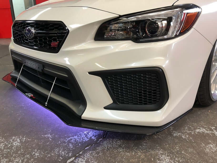 APR Carbon Fiber Wind Splitter With Rods - Subaru WRX/STI  2018 - 2021