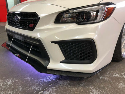 APR Carbon Fiber Wind Splitter With Rods - Subaru WRX/STI  2018 - 2021