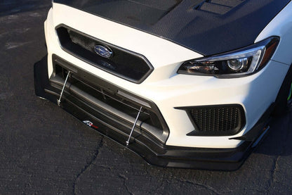 APR Carbon Fiber Wind Splitter With Rods - Subaru WRX/STI W/APR Airdam 2018 - 2021