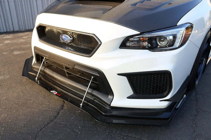 APR Carbon Fiber Wind Splitter With Rods - Subaru WRX/STI W/APR Airdam 2018 - 2021