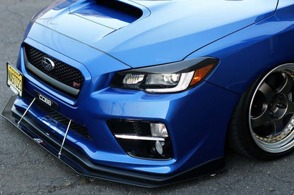 APR Carbon Fiber Wind Splitter With Rods - Subaru WRX/STI W/Factory Lip 2015 - 2017