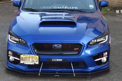 APR Carbon Fiber Wind Splitter With Rods - Subaru WRX/STI W/Factory Lip 2015 - 2017