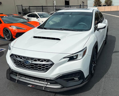 APR Carbon Fiber Wind Splitter With Rods - Subaru WRX W/Factory Bumper 2022 - 2022