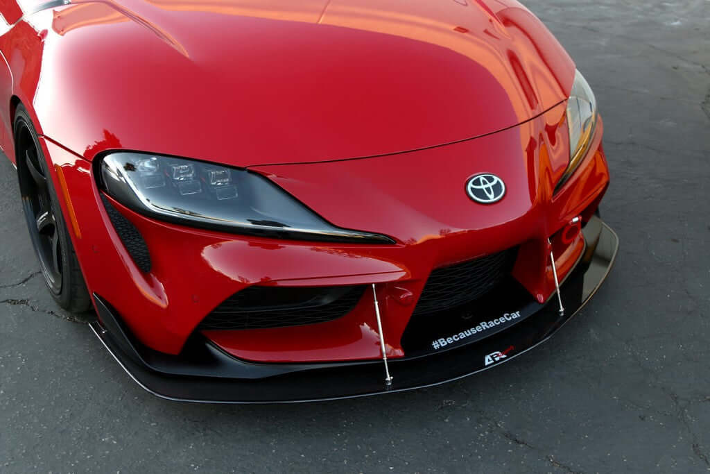 APR Carbon Fiber Wind Splitter With Rods - Toyota Supra 2020 - up - FD Racing