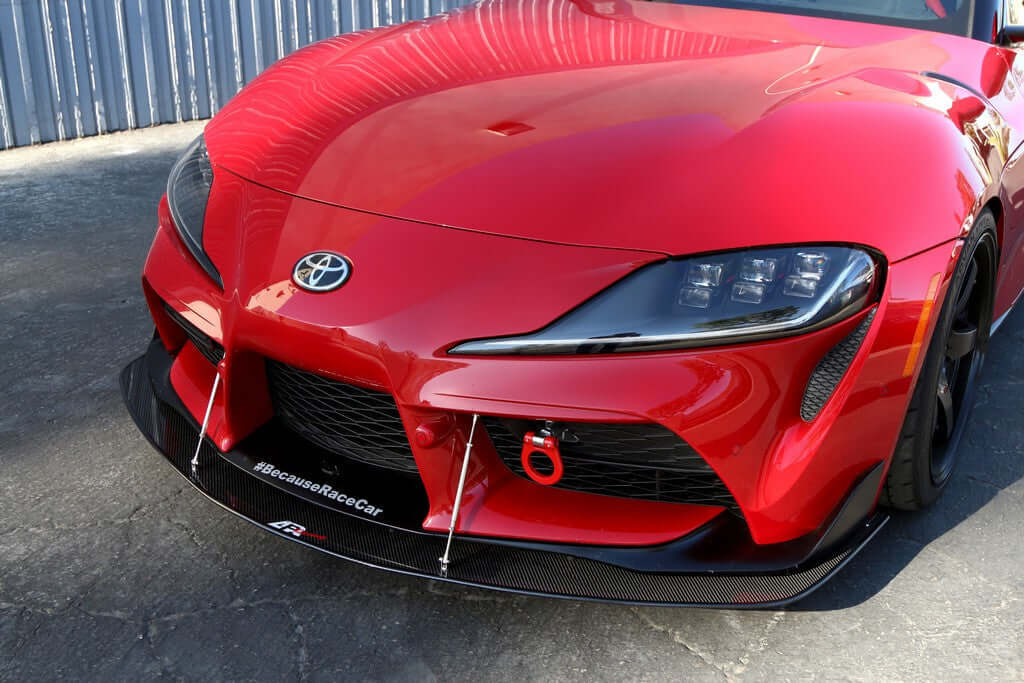 APR Carbon Fiber Wind Splitter With Rods - Toyota Supra 2020 - up