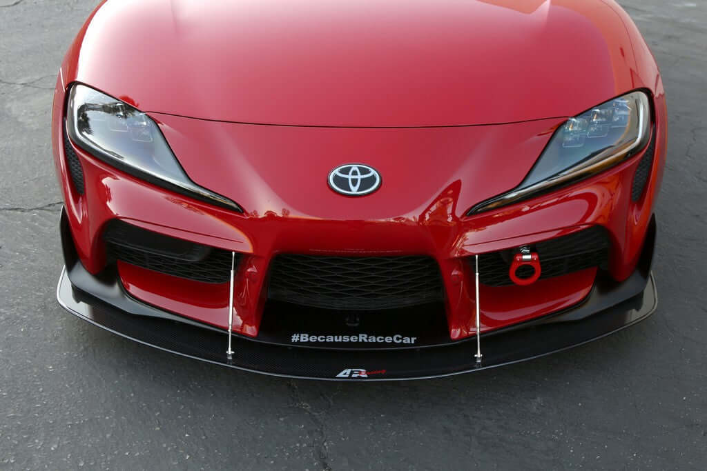 APR Carbon Fiber Wind Splitter With Rods - Toyota Supra 2020 - up FD Racing