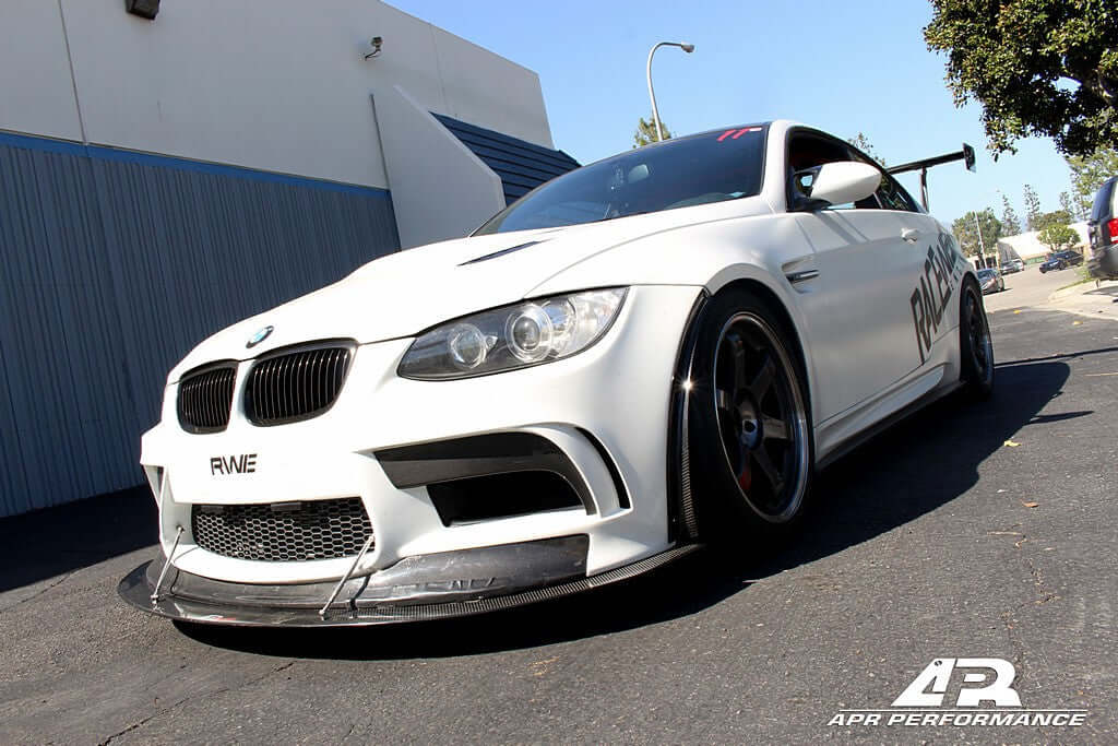 APR Carbon fiber Front bumper Spats  - BMW E9X M3 2007 - 2013