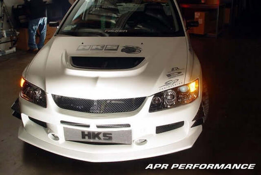 APR Fiber Glass EVO 9 Front Bumper w. APR Lip Incorporated - Mitsubishi EVO 9 2006 - 2007