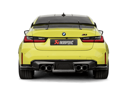 Akrapovic Carbon Fibre Adjustable Rear Wing for the BMW G80 M3 and M4