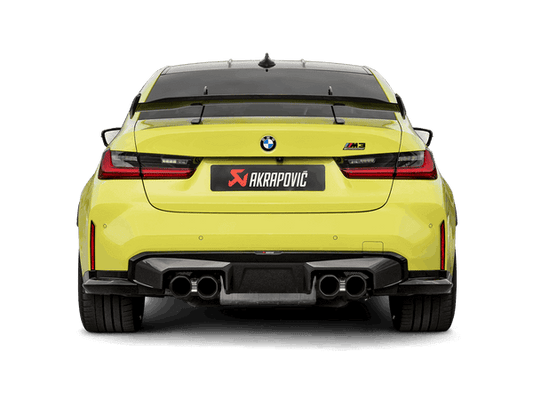 Akrapovic Carbon Fibre Adjustable Rear Wing for the BMW G80 M3 and M4