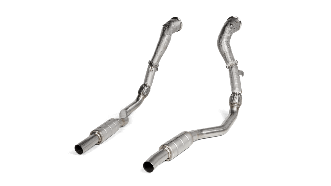 Akrapovic Downpipe / Link pipe set (SS) - Audi RS 7 Sportback (C8) 2020 - 2022 - FD Racing