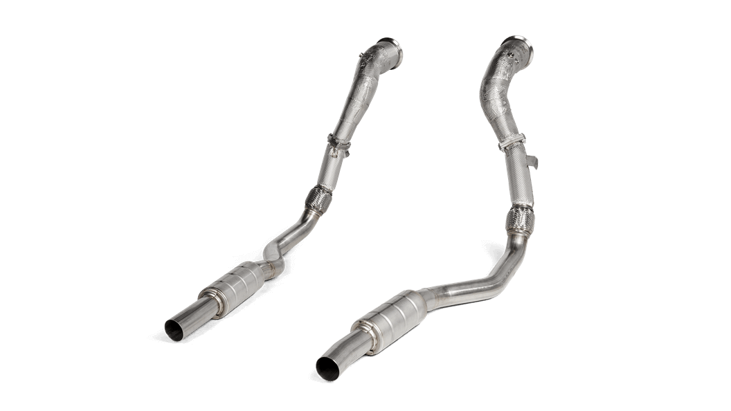 Akrapovic Downpipe / Link pipe set (SS) - Audi RS 7 Sportback (C8) 2020 - 2022