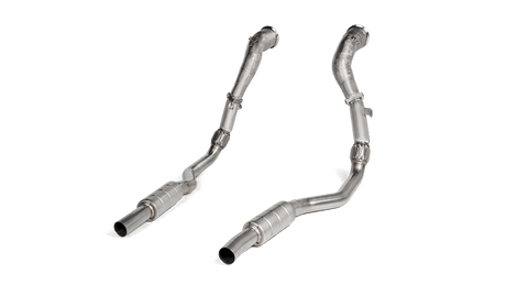 Akrapovic Downpipe / Link pipe set (SS) - Audi RS 7 Sportback (C8) 2020 - 2022 - FD Racing