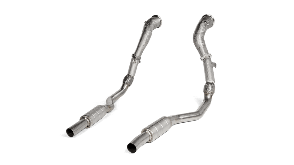 Akrapovic Downpipe / Link pipe set (SS) - Audi RS 7 Sportback (C8) 2020 - 2022 FD Racing